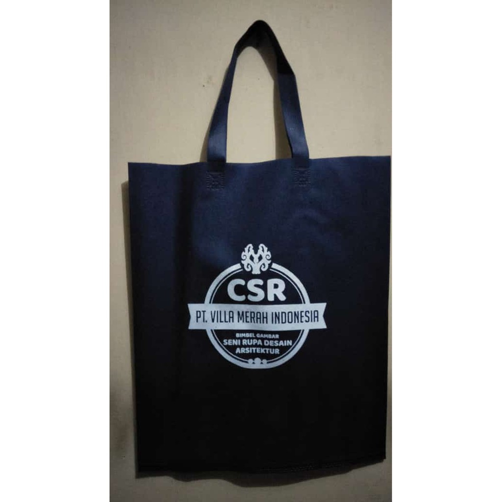 

30x40x8 TAS SPUNBOND SABLON / TAS SOUVENIR tali GOODIE BAG / Souvenir Aqiqah / Tas Syukuran Besek