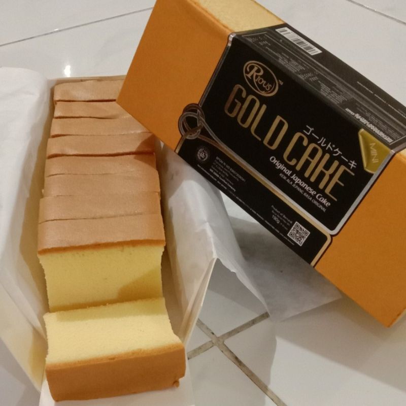 

Rious Gold Cake Mini 190 gr / Japanese Cake