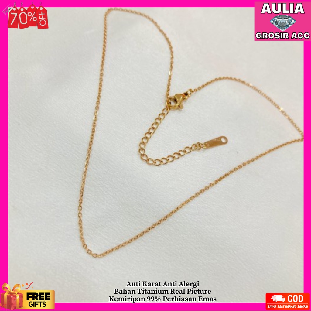 Kalung Anak Titanium Kalung Titanium Wanita Kalung Titanium Pria Kalung Set Kalung Accessories  KT86