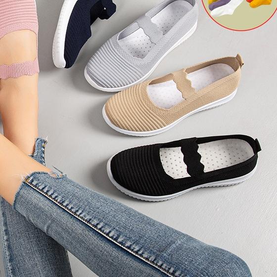 Ω [HARGA GROSIR]Batavia Shoes sepatu import sepatu wanita sepatu flyknit sepatu flat rajut BQ-2/A116