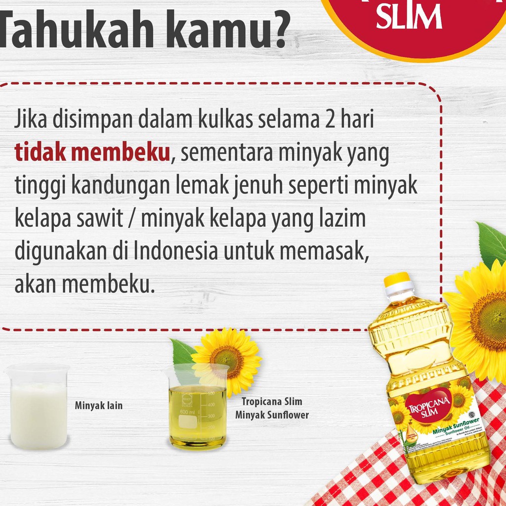 

[Terhebat se-RI] Tropicana Slim Sunflower Oil
