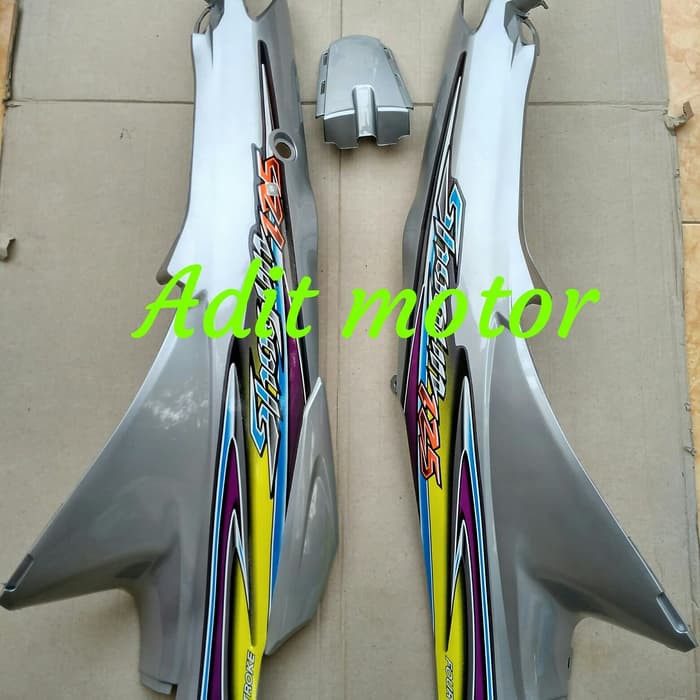Bodi Body Belakang Suzuki Shogun 125 Sp Lama Old Warna Silver