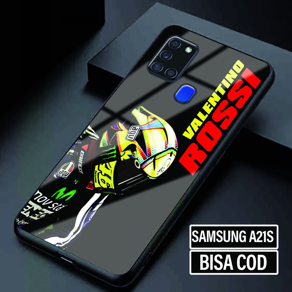 Case Glossy Samsung A21S - Softcase Samsung A21S - Fashion Case Motif [ Mancase46 2 ] - Kesing Samsu