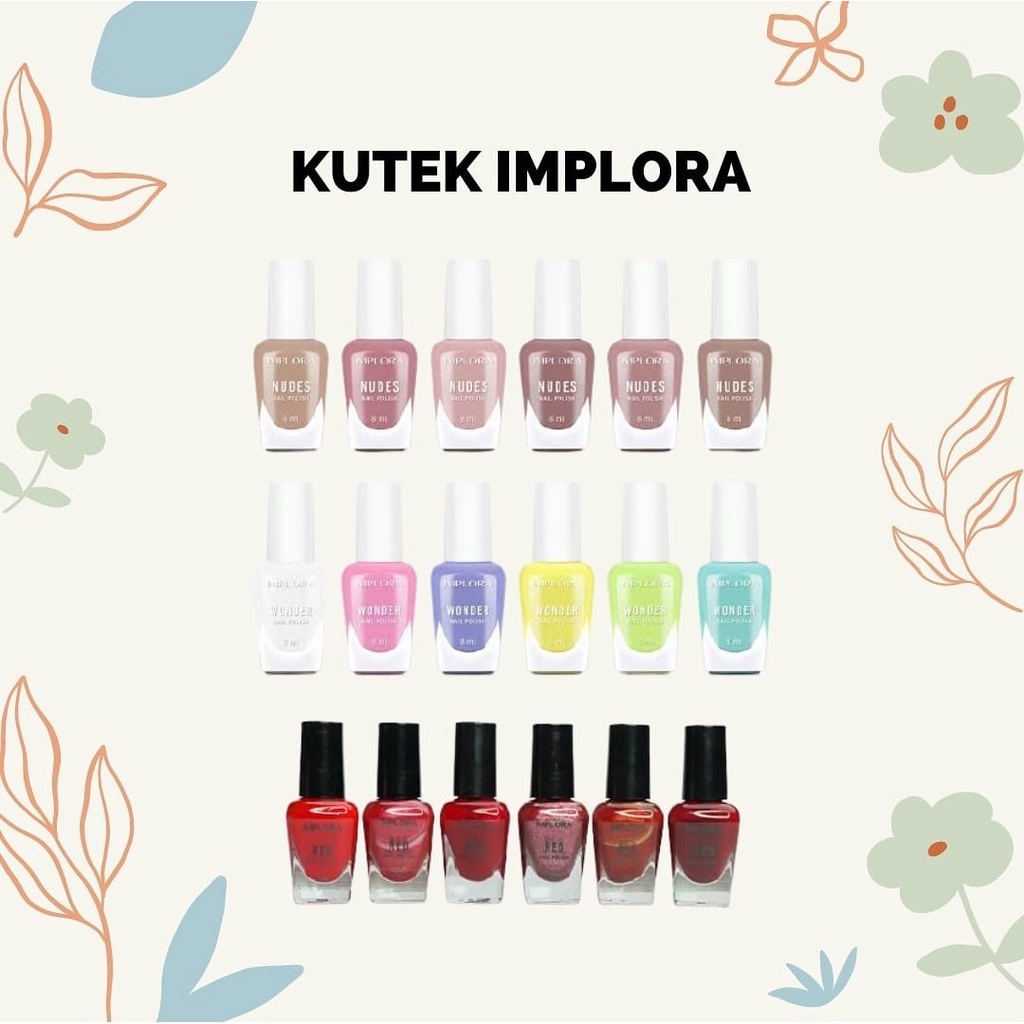 IMPLORA Nail Polish isi 6