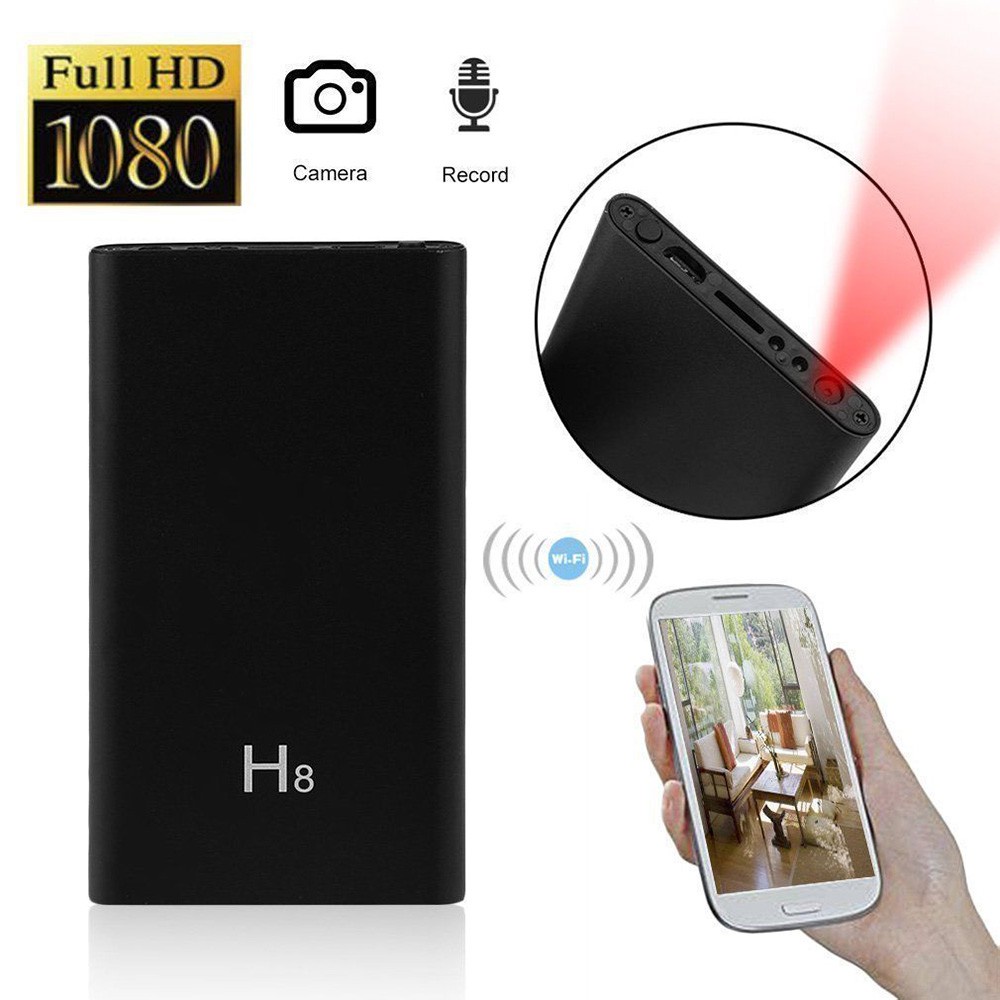 KAMERA PENGINTAI KECIL CCTV MINI TERSEMBUNYI WIFI TANPA KABEL SPY POWERBANK WIFI CAM IP HIDDEN CAMERA OUTDOOR JARAK JAUH MATAMATA PENGINTIP BENTUK POWER BANK TERHUBUNG HP FULL HD TERBARU JS145