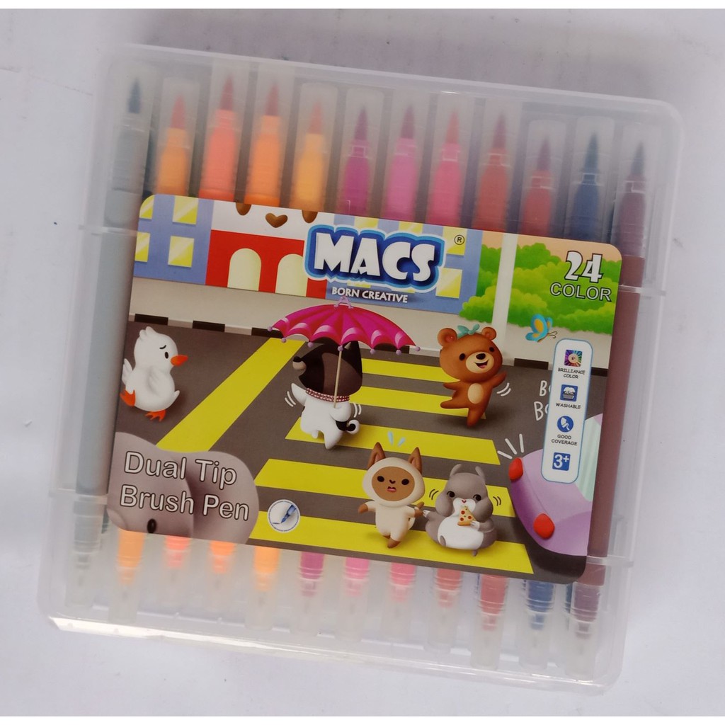 

Brush Pen 24 Warna Macs