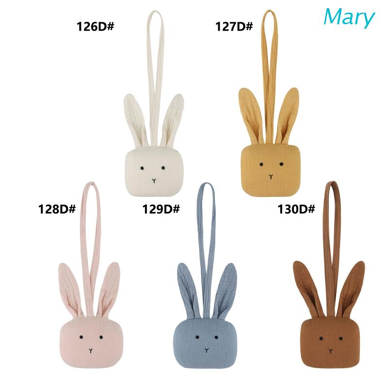 Mary Klip Rantai Empeng / Dot Bayi Newborn Handmade Bentuk Kelinci Bahan Silikon
