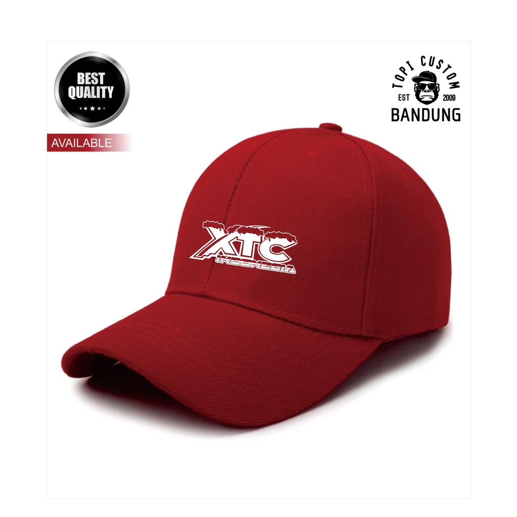 Topi Baseball  XTC Pria Wanita Topi Jaring Jala XTC Baseball Cap Bisa Tulis Nama Bisa COD Gratis Masker Original High Premium Quality