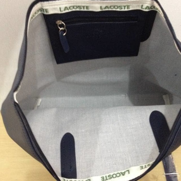 {PROMO}  tas / tote bag Lacoste Motif Huruf / Tas Import / Tas Wanita