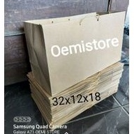 

paperbag tas kertas POLOS landscape besar 32x12x18 cm