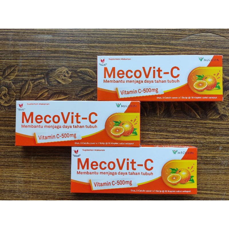 Mecovit C vitamin C 500mg (1box isi 30tablet)