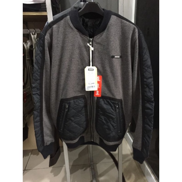 jaket cardinal casual bomber cardinal