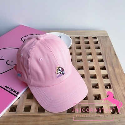 Topi Unicorn Anak Dewasa Korea Bahan Rapi Premium Halus Sepeda