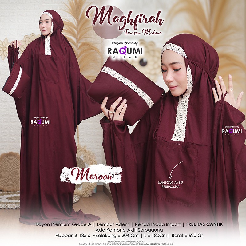 [ Original Raqumi ] Maghfirah Terusan Mukena