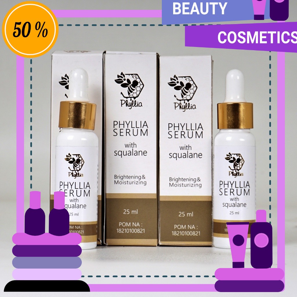 Serum Penghilang Bekas Luka dan Fleg Hitam Phyllia Serum 25 ml