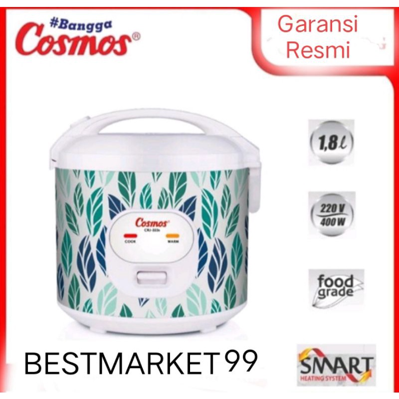 Cosmos Magic Com  CRJ 323S   1,8 ltr Rice Cooker Promo Murah Free Paking Aman