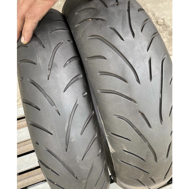 battlax t31 ukuran 160/60 dan 120/70-17