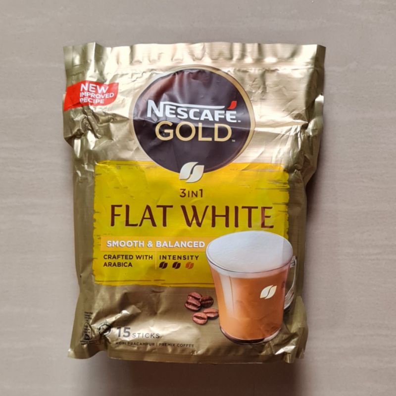 Nescafe Gold Flat White Smooth &amp; Balanced Craft With Arabica