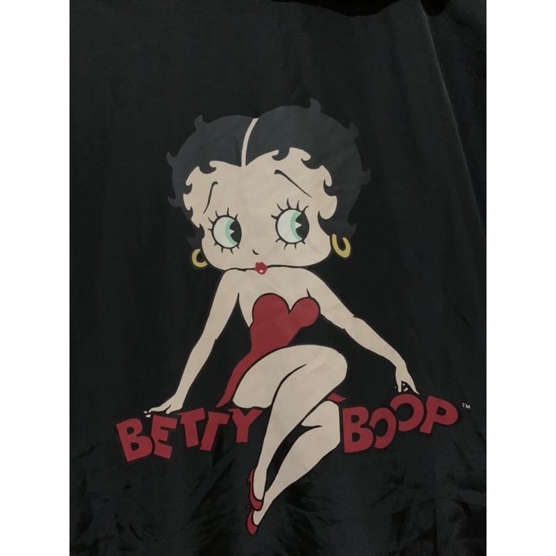 着後レビューで 送料無料 cb37. STRANGE HEAVEN スカジャン BETTY BOOP