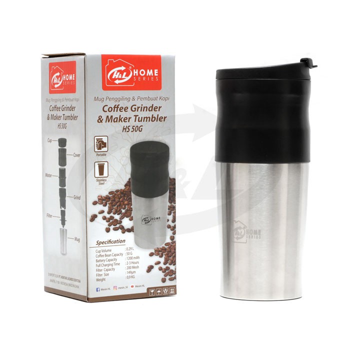 HL HS50G All in One Coffee Grinder Maker Tumbler