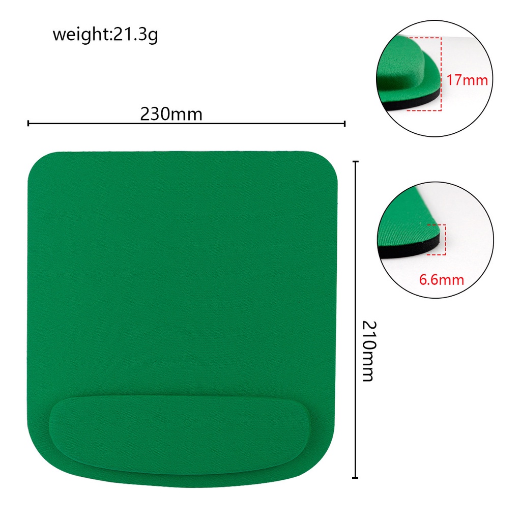 Mouse Pad Dengan Bantalan Pergelangan Tangan Bahan EVA Lembut Nyaman