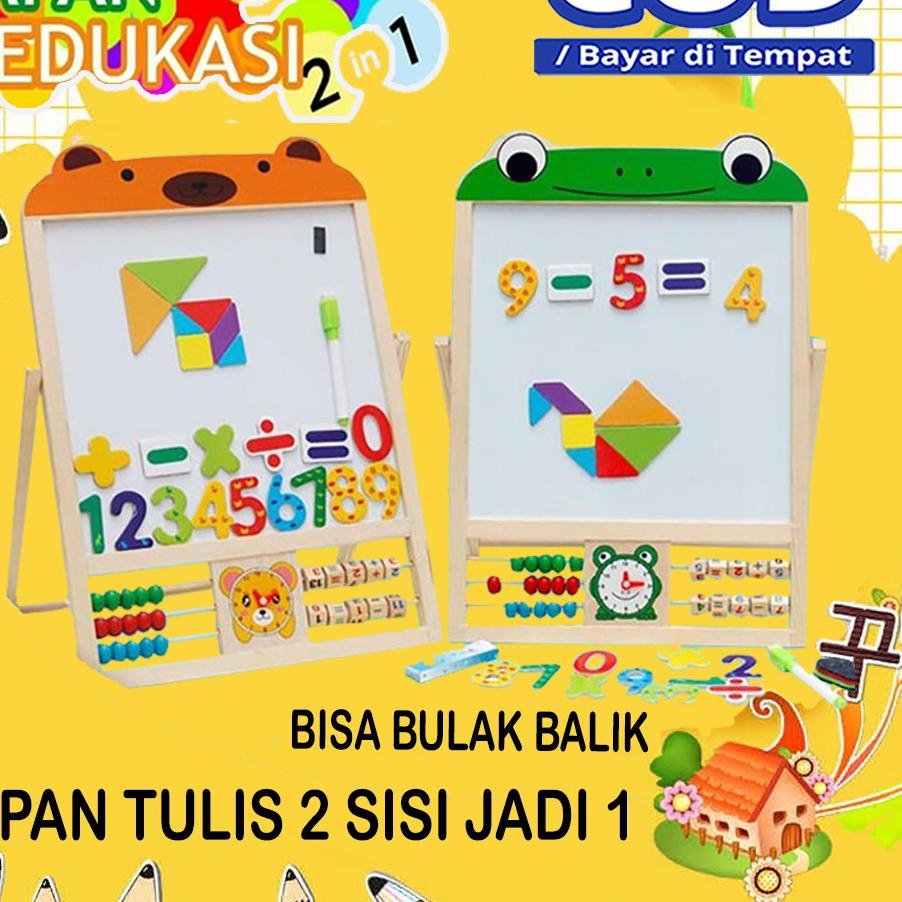 

Flash Sale DISKON 80 RIBU LEARNING EASEL 3 in 1 MAGNET - PAPAN TULIS ANAK MAGNETIC DUA SISI WHITEBOARD BLACKBOARD HITAM PUTIH 케