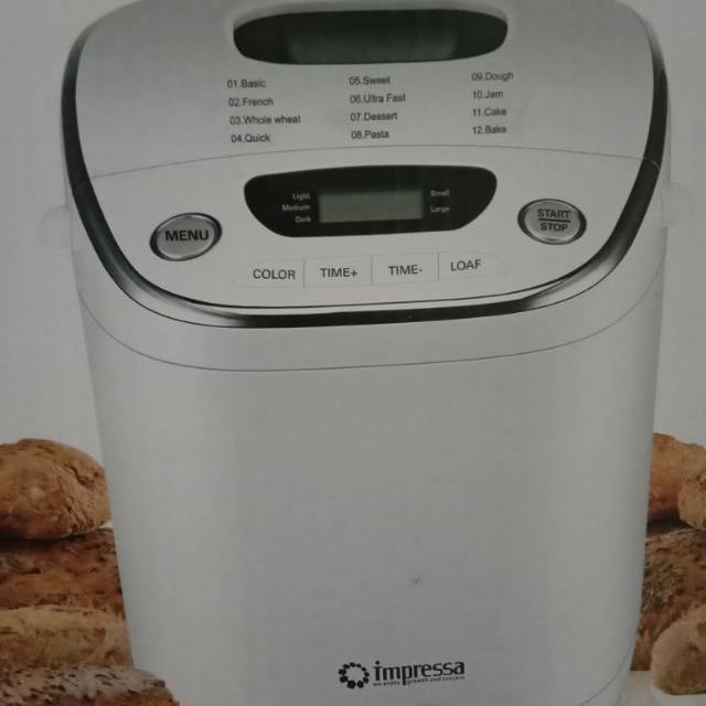 Mesin Pembuat Roti Bread Maker Impressa