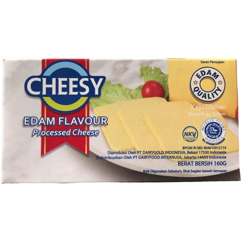 

Cheesy Edam Flavour 160gr Keju Olahan Processed Cheese