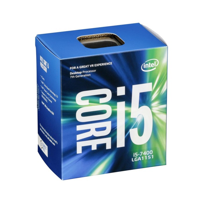 Intel Core i5-7400 3.0Ghz Cache 6MB Box Socket LGA 1151 Kabylake