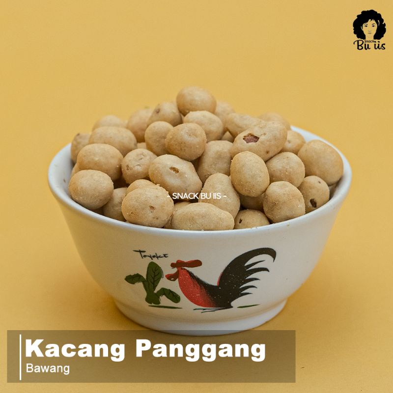 

250gram Kacang Panggang Roasted Peanuts Rasa Bawang Snack Bu Iis Cemilan Sukabumi