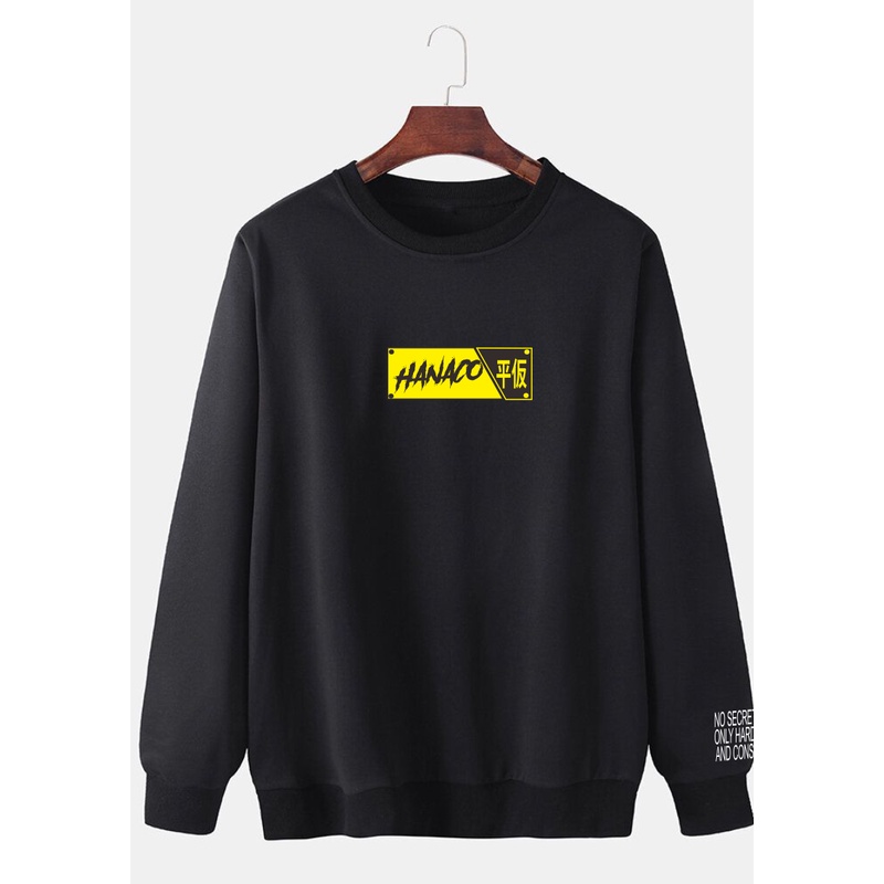 Sweater Crewneck  HANACO Shut up PRIA WANITA Original Distro Crewnext Unisex Aleejoe65