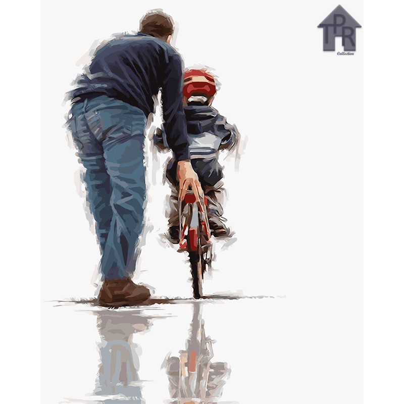 DIY - Set Melukis / painting by number kit - HUMAN 40x50cm. part-1