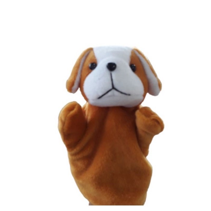 Boneka tangan karakter Hand puppet character Boneka tangan edukasi belajar binatang lucu bahan kain aman anak bayi