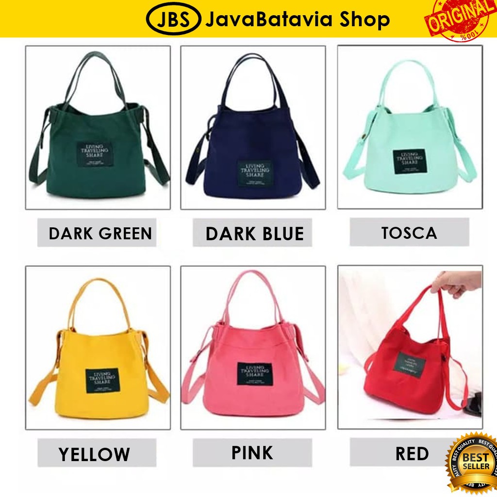 Tas Kanvas Wanita - Mini TOTEBAG - Tas Kanvas Korea/Tas Selempang -Tas Wanita Terbaru-Tas Fashion