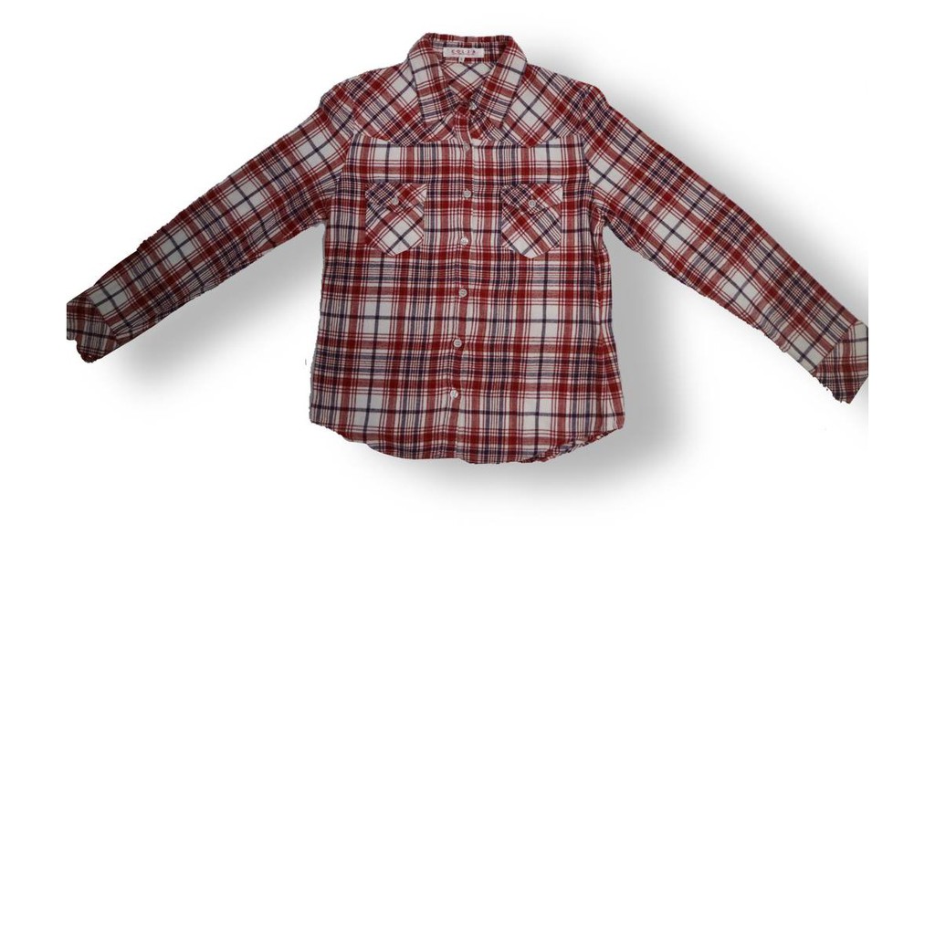 Kemeja Flanel Colza Warne Merah