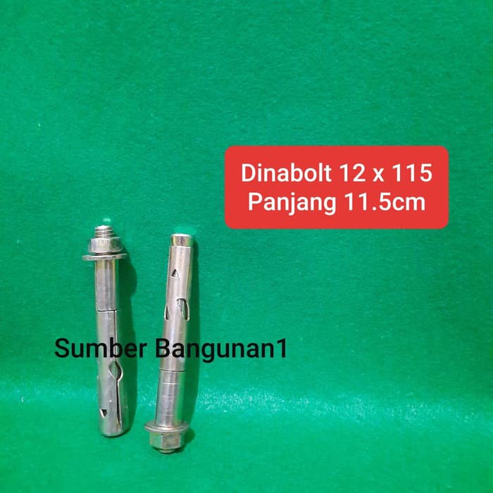 Dinabolt 12 x 115 Baut dinabolt panjang 11.5cm