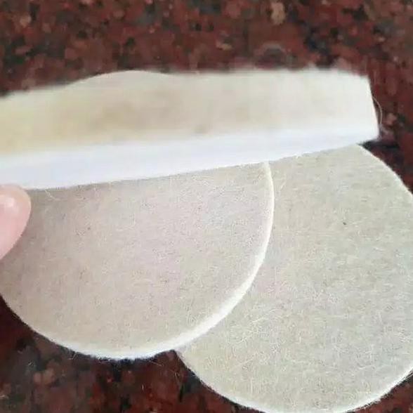 FELT GLASS 5 INCH BUSA SPON POLES KACA MOBIL MOTOR BARET ALAT SPONS POLES WOOL POLISH POLISHING