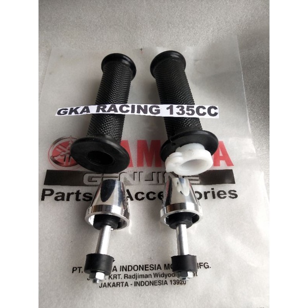 Jalu croom hangrip stang pipa gas lengkap  RX king dan fizr fiz r-1