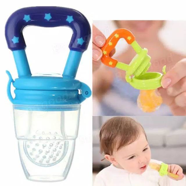 BANDUNG Empeng Buah Fruit Pacifier Empeng Feeder Teether Bayi Fruit & Food Feede/ Empeng Buah Bayi-1