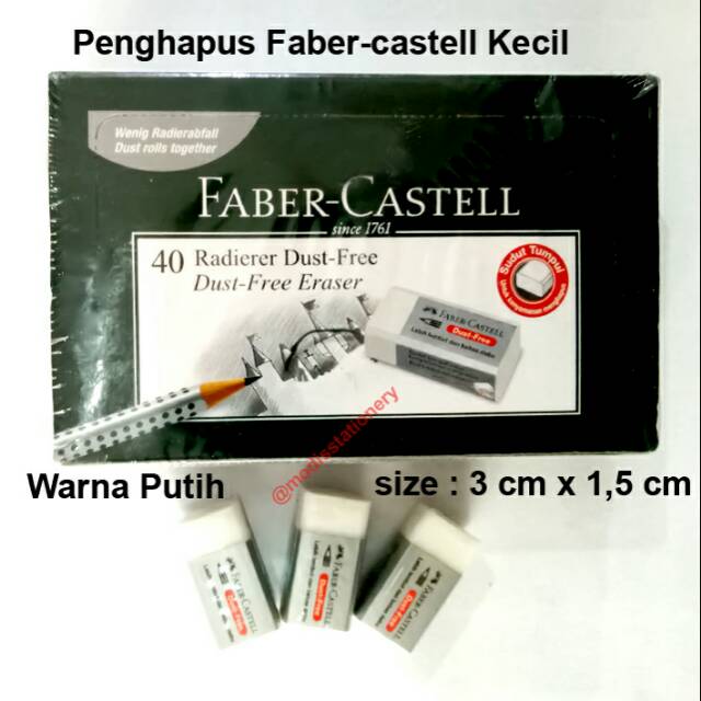 

Penghapus faber castell warna putih