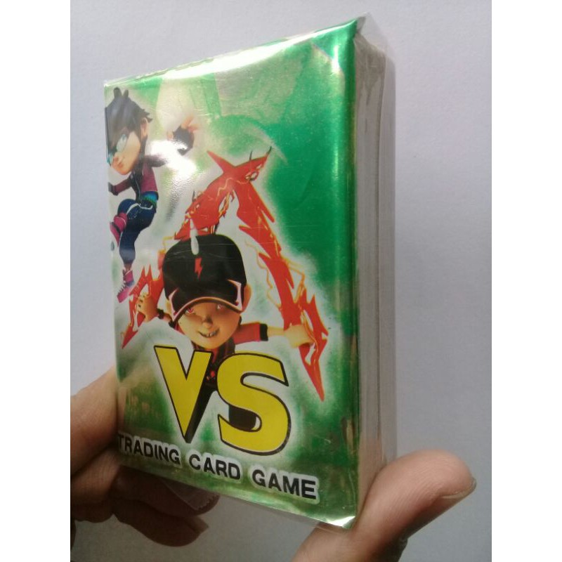 Full Pack Kartu Boboiboy Versus Berbeda-Beda Gambar Gaya +-60 Kartu (Hologram Semua)