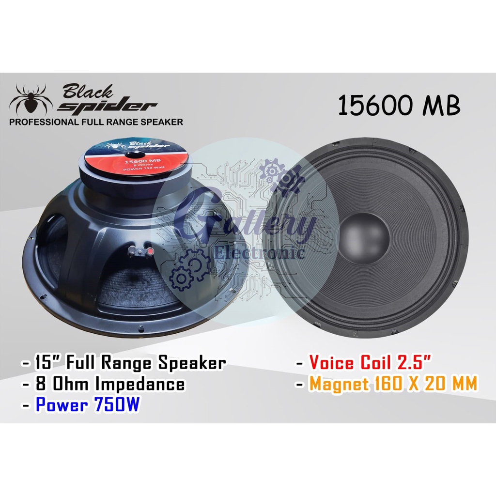 Spiker Speaker Black Spider 15" 15 inch 15600
