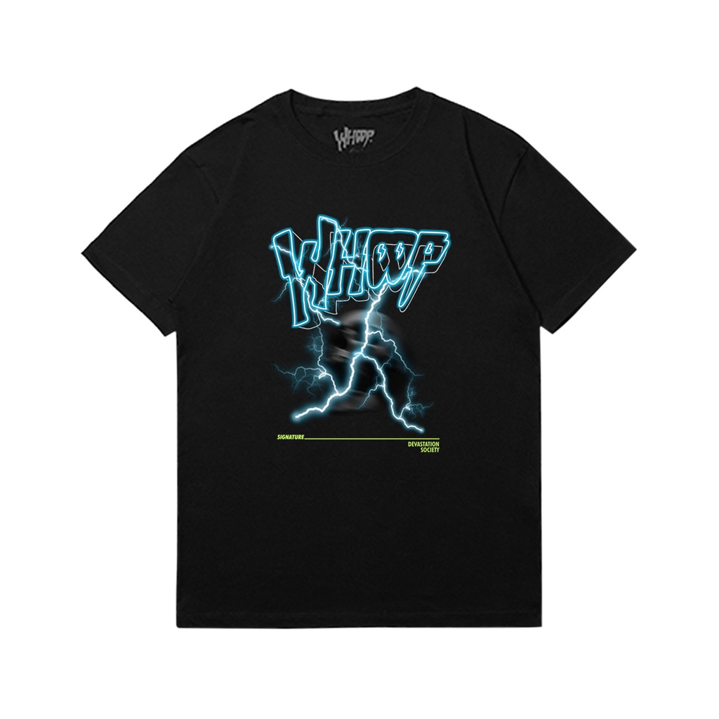 Whoopculture &quot;Thunder&quot; Black Tshirt