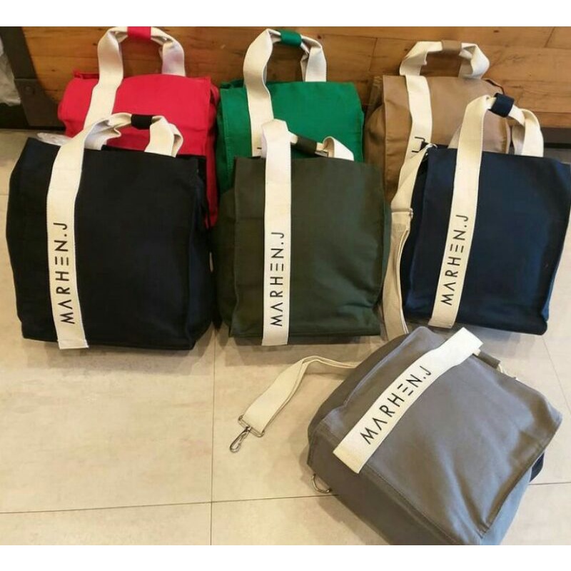 Tas Slempang Wanita MJ Bahan Kanvas