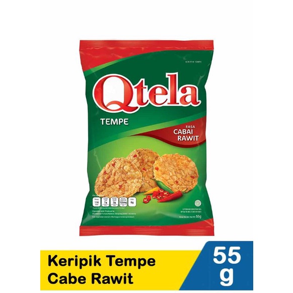 

Qtela Keripik Tempe Cabe Rawit 60G