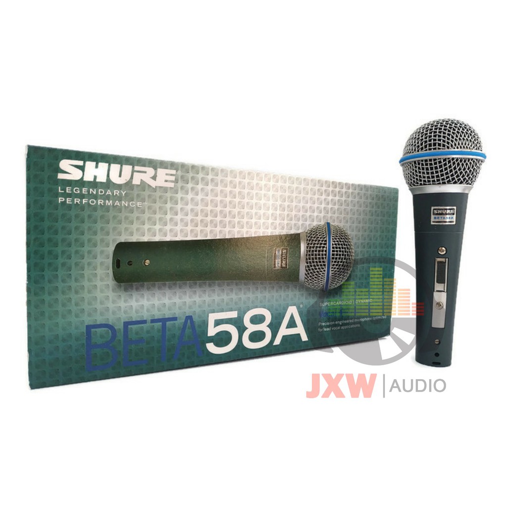 MIC KABEL SHURE BETA 58 A SK /  MICROPHONE SHURE KABEL BETA 58A /  MIC SHURE BETA 58A / BETA58A