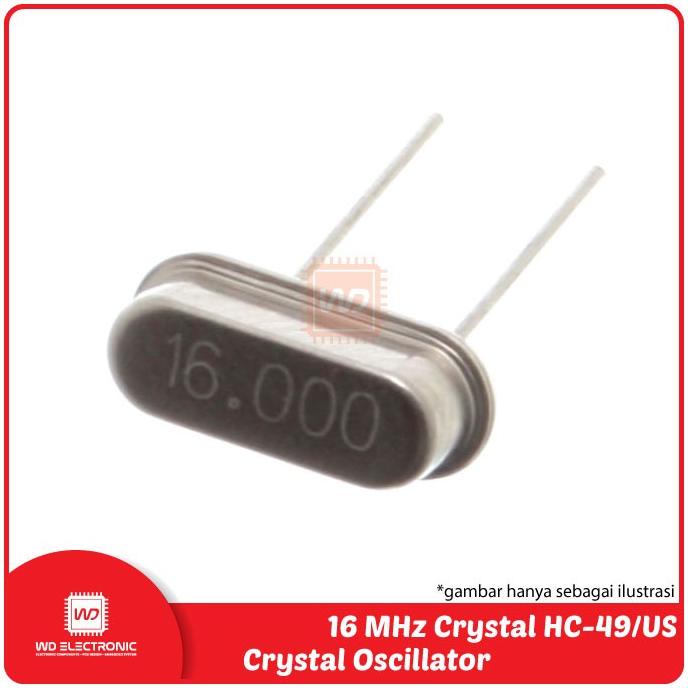 Crystal 16MHz XTAL 16 MHz Crystal Oscillator 16.000 MHz HC-49 easywa53 Ayo Beli