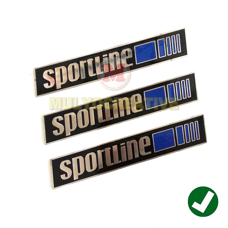 Emblem Badge Sportline Mercedes W201 W124 Logo Sportline