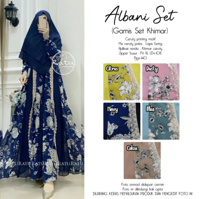 ALBANI GAMIS SYARI MURAH SOLO
