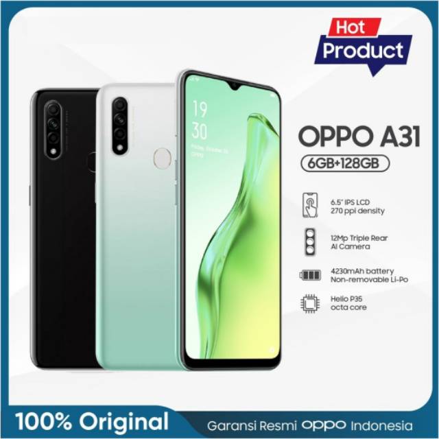 Oppo A31 6 128 Garansi Resmi Indonesia Shopee Indonesia